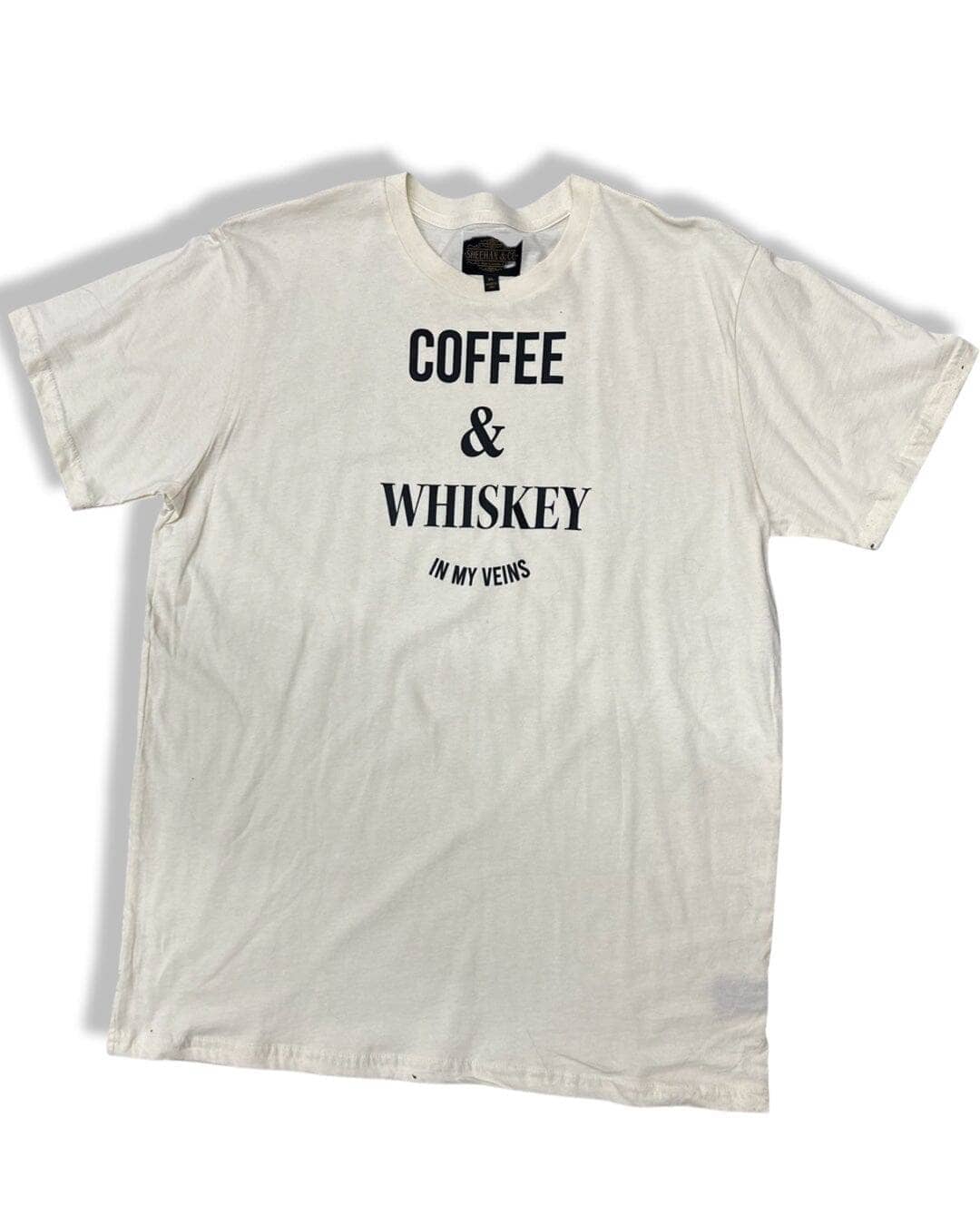 Coffee & Whiskey in my Veins Statement Tee | Sheehan and Co.