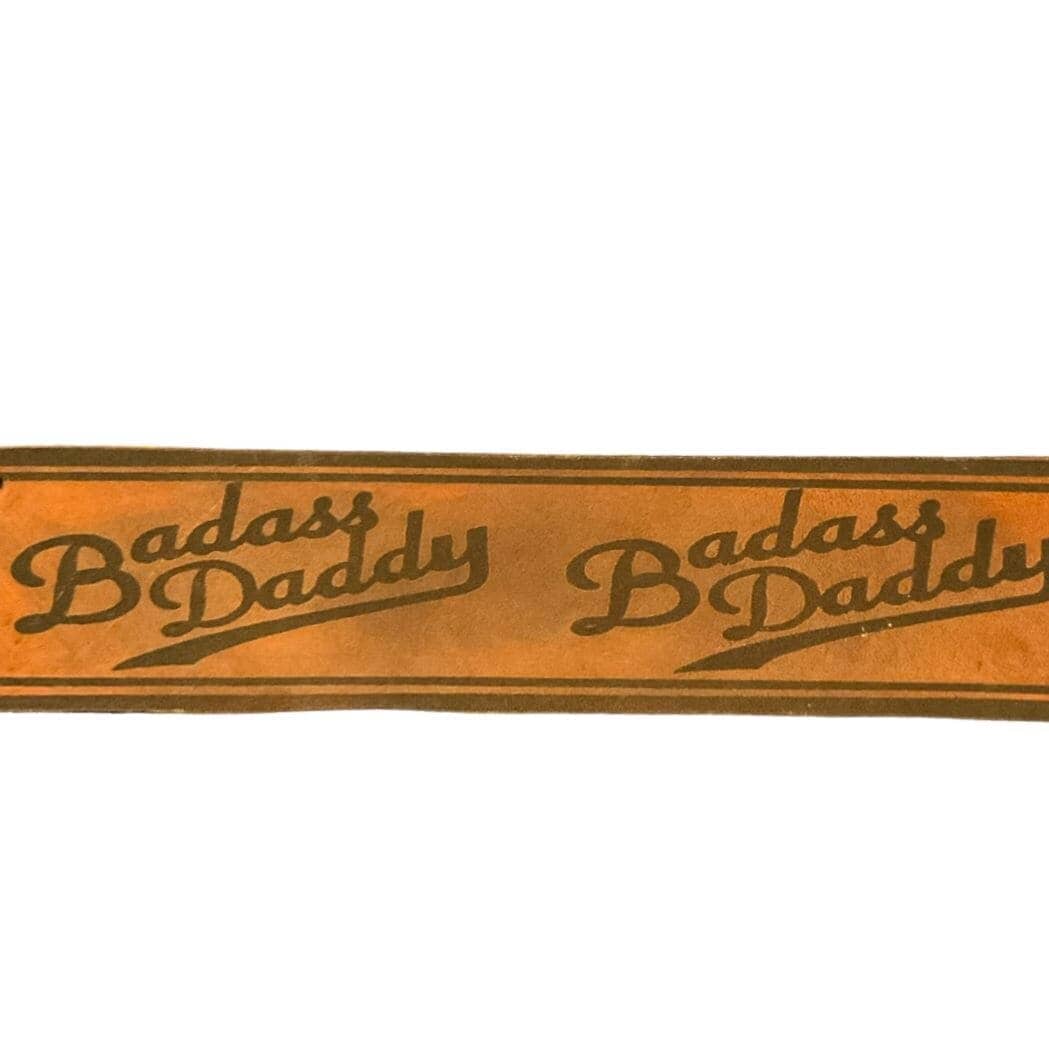 Badass Daddy Engraved Belt