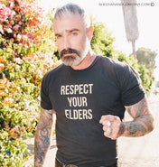 Respect Your Elders Crew Neck Tee