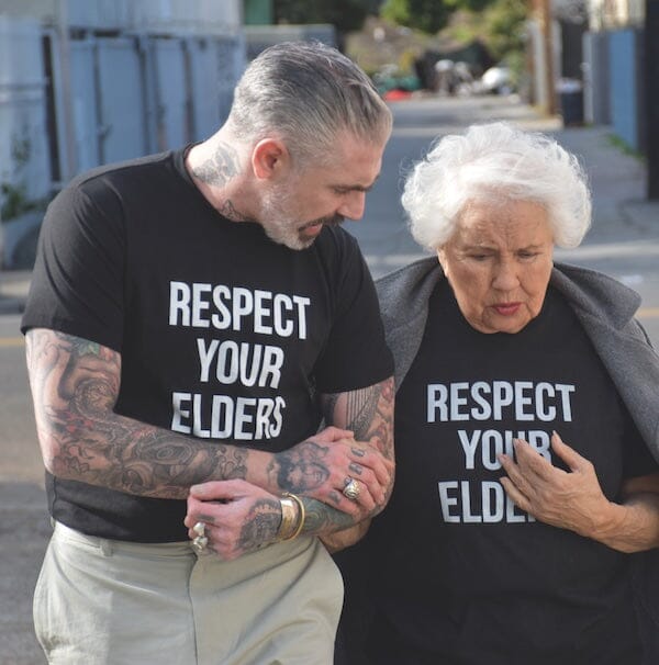 Respect Your Elders Crew Neck Tee