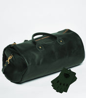 Weekender Duffle with Leather Driving Gloves - Sheehan and Co.