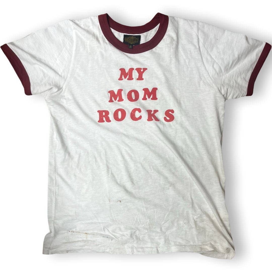 My Mom Rocks Ringer Tee - Sheehan and Co.