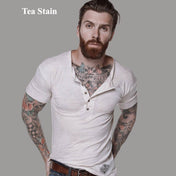 Drop Shoulder Henley by Sheehan The Original - Sheehan and Co.