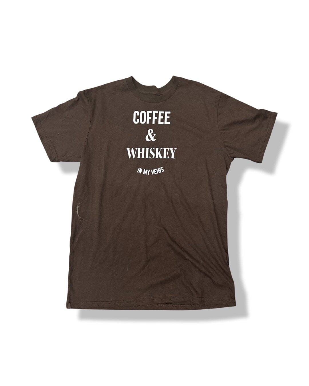 Coffee & Whiskey in my Veins Statement Tee - Sheehan and Co.