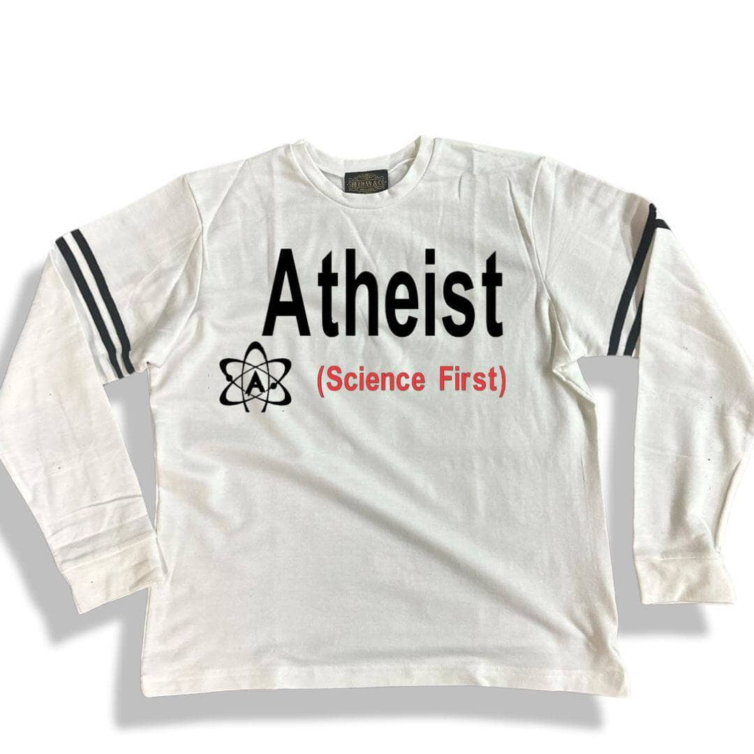 Atheist Science First Statement of French Terry Sweatshirt - Sheehan and Co.