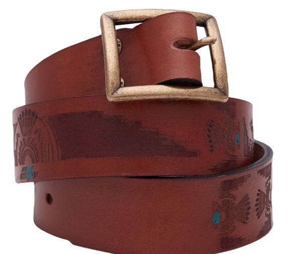 Gemini Zodiac Engraved Belt - Sheehan and Co.